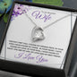 Wife (Silver Grid) - Forever Love Necklace
