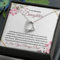To My Beautiful Daughter (Miles Apart) - Forever Love Necklace