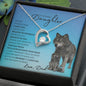 To My Badass Daughter From Dad (Wolf) - Forever Love Necklace