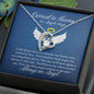 Carried to Heaven on Angel Wings (Infant Loss / Child Loss / In Memory / sympathy) - Forever Love Necklace