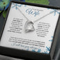 Wife (Snowflake Christmas Card) - Forever Love Necklace