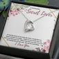 To My Secret Lover (Burgundy Card) - Forever Love Necklace