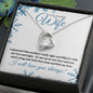Beautiful Wife - Love & Light (Christmas SnowFlake) - Forever Love Necklace