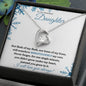 Non-Biological Daughter (Christmas Snowflake Card) - Forever Love Necklace