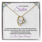 To My Amazing Sister (Purple) - Forever Love Necklace