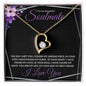 Soulmate (Black / Silver Grid) - Forever Love Necklace