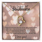 To My Smokin' Hot Soulmate (Plain Hearts Valentine / Anniversary ) - Forever Love Necklace