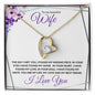 Wife (Silver Grid) - Forever Love Necklace