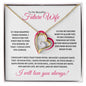 To My Beautiful Future Wife / Fiancé (Pink Valentine) - Forever Love Necklace