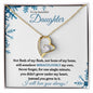 Non-Biological Daughter (Christmas Snowflake Card) - Forever Love Necklace