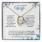 Wife (Snowflake Christmas Card) - Forever Love Necklace
