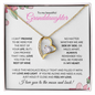 Granddaughter (Pink Card) - Forever Love Necklace