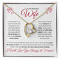 To My Beautiful Wife (Valentine Corner Hearts) - Forever Love Necklace
