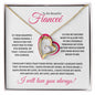 To My Beautiful Fianceé (Pink Valentine) - Forever Love Necklace