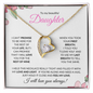 Daughter (Pink Card) - Forever Love Necklace