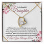 To My Beautiful Daughter (Miles Apart) - Forever Love Necklace
