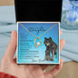 To My Badass Daughter From Dad (Wolf) - Forever Love Necklace