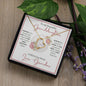 Granddaughter (Floral Frame Card) -Forever Love Necklace