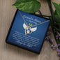 Carried to Heaven on Angel Wings (Infant Loss / Child Loss / In Memory / sympathy) - Forever Love Necklace