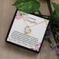 To My Beautiful Daughter (Miles Apart) - Forever Love Necklace