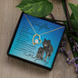 To My Beautiful Daughter - Open Closing (Wolf Theme) - Forever Love Necklace