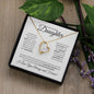 To My Amazing Daughter (Classic Black & White) - Forever Love Necklace