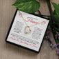 To My Beautiful Fiancé (Hearts) - Forever Love Necklace