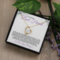 To My Amazing Best Friend / Bestie (Purple) - Forever Love Necklace
