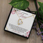 To My Secret Lover (Burgundy) - Forever Love Necklace