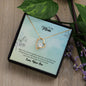Mom From Son (Aqua Card) - Forever Love Necklace