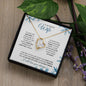 Wife (Snowflake Christmas Card) - Forever Love Necklace
