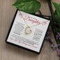 To Our Amazing Daughter from Mom and Dad (Valentine) - Forever Love Necklace