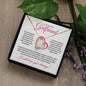 To My Beautiful Girlfriend (Pink Valentine) - Forever Love Necklace