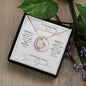 Granddaughter (Purple Circle Card) - Forever Love Necklace