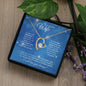 Wife (Christmas Blue Snowflake Card) - Forever Love Necklace