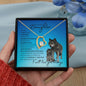 To My Beautiful Daughter - Open Closing (Wolf Theme) - Forever Love Necklace