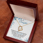 Non-Biological Daughter (Christmas Snowflake Card) - Forever Love Necklace