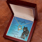 To My Badass Daughter From Dad (Wolf) - Forever Love Necklace