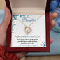 Non-Biological Daughter (Christmas Snowflake Card) - Forever Love Necklace