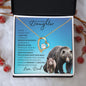 To My Badass Daughter from Dad (This Old Grizzley Card) - Forever Love Necklace
