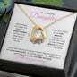Daughter (Floral Ring Card) - Forever Love Necklace
