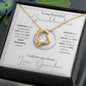 Granddaughter (Purple Circle Card) - Forever Love Necklace