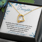 Non-Biological Daughter (Christmas Snowflake Card) - Forever Love Necklace
