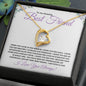 To My Amazing Best Friend / Bestie (Purple) - Forever Love Necklace