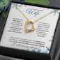 Wife (Snowflake Christmas Card) - Forever Love Necklace