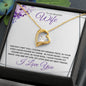 Wife (Silver Grid) - Forever Love Necklace