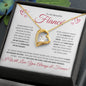 To My Beautiful Fiancé (Hearts) - Forever Love Necklace