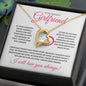 To My Beautiful Girlfriend (Pink Valentine) - Forever Love Necklace