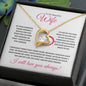 To My Beautiful Wife (Pink Valentine) - Forever Love Necklace