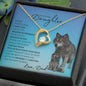 To My Badass Daughter From Dad (Wolf) - Forever Love Necklace